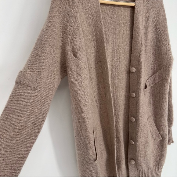 Band of Outsiders Mauve‎ Brown Mohair Cardigan sz small - Picture 8 of 16